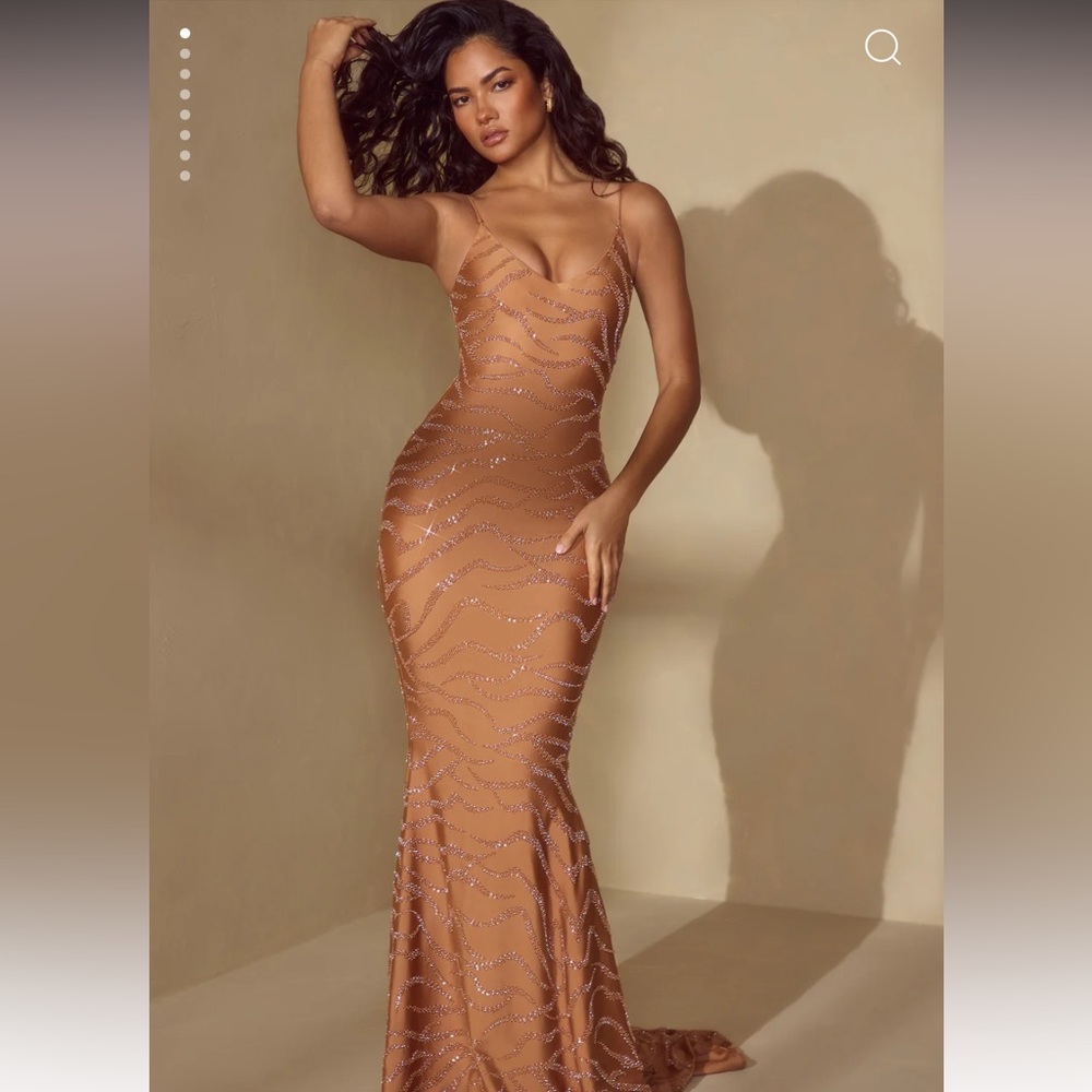 Oh Polly Blaize Dress (Caramel Color)